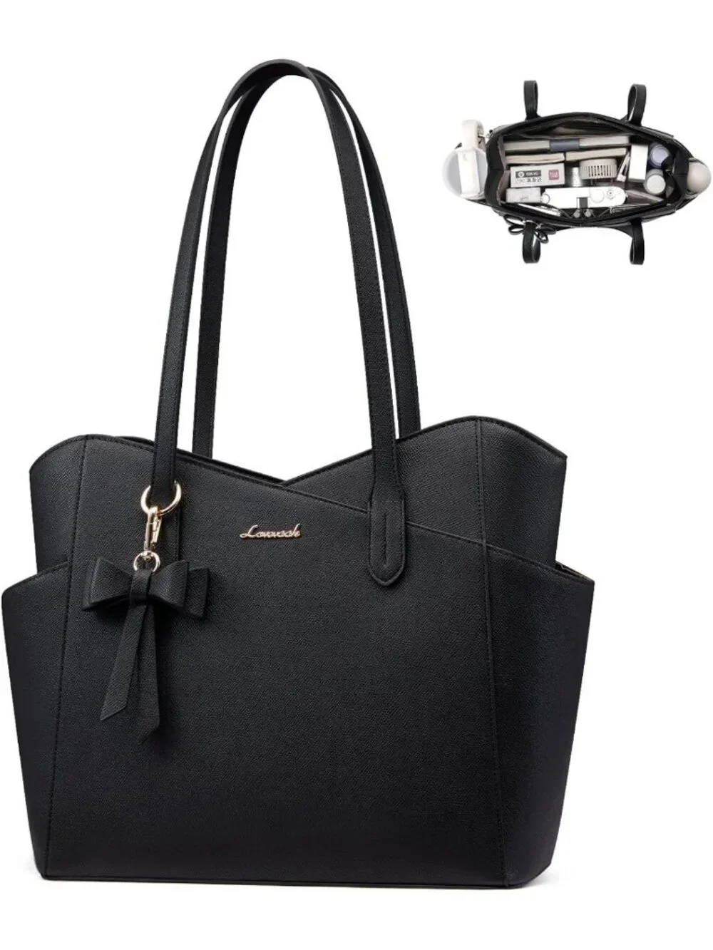 Stylish Small Tote Purse for Women, Structured PU Leather Handbag, 2026 Fashion